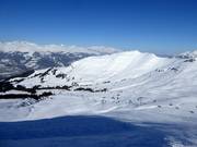 Blick vom Piz Sezner zum Stein
