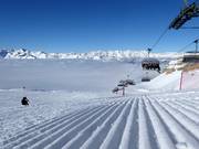 Sehr gute Pistenpräparierung