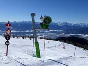 Leistungsfähige Beschneiung auf der Gerlitzen