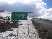 Ausschilderung am Mahlasela Pass