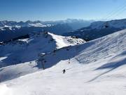 Schwere Piste an der Leist