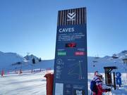 Detaillierte Informationen am Lifteinstieg