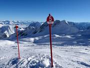 Klare Pistenmarkierung