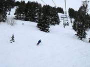 Steile Abfahrten beim John Paul Express