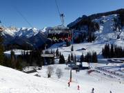 Almen 8er Schwarzeck - 8er Hochgeschwindigkeits-Sesselbahn (kuppelbar) mit Abdeckhauben und Sitzheizung