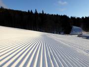 Perfekte Pistenpräparierung im Skigebiet Hochficht