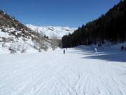 Leichte Talabfahrt River Run