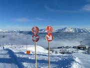 Klassische Nummerierung und Markierung der Pisten