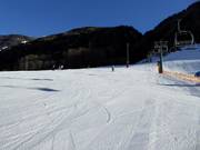 Übungshang an der Bruggerbahn im Tal