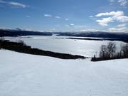 Blick über Ingemarbacken und Gäuta-See