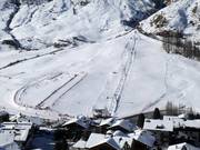 Übungshang Gampenlift und Übungsgelände Murmi Snowpark