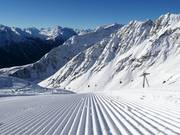 Sehr gute Pistenpräparierung