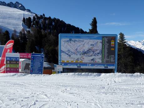 Tiroler Oberland: Orientierung in Skigebieten – Orientierung Nauders am Reschenpass – Bergkastel