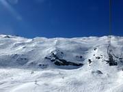 Skirouten und freier Skiraum an der 2er Sesselbahn Lärmstange