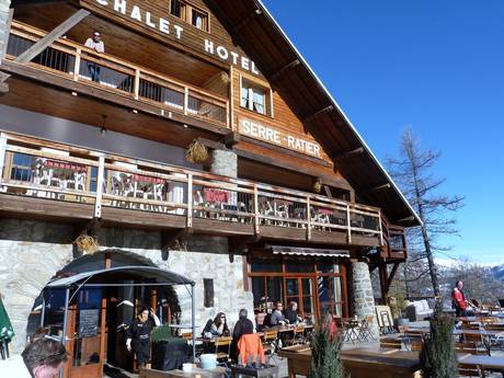 Hütten, Bergrestaurants  Cottische Alpen – Bergrestaurants, Hütten Serre Chevalier – Briançon/Chantemerle/Villeneuve-la-Salle/Le Monêtier-les-Bains