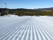 Perfekte Pistenpräparierung in Nesfjellet