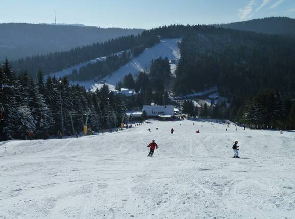 Skiabfahrt am Hundseck