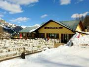 Bergrestaurant La Buttiere an der Piste Courtils