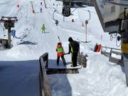 Personal hilft gerne beim Einsteigen