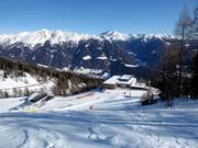 Blick zur Bergstation der Gondelbahn Rosskopf