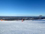 Leichte Pisten starten auch am Gipfel