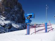 Schneekanone im Skigebiet Gröden