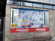 Pistenplan mit aktuellen Betriebsinformationen im Skigebiet