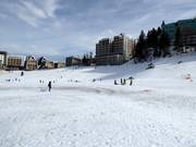 Rund um die Talstation fühlen sich Familien wohl