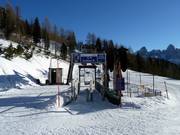 Coston ritorno - 2er Sesselbahn fix geklemmt