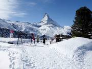 Spielplatz im Skigebiet Zermatt