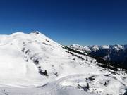 Blick auf die Pisten am Fellhorn