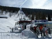 Wiesernockbahn - 4er Sesselbahn fix geklemmt