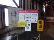 Informationen beim Einstieg an der Gondelbahn