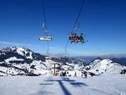 Kitzlahner-4er-Sesselbahn - 4er Sesselbahn fix geklemmt