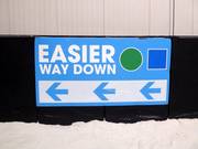 Pistenausschilderung in der Skihalle Big Snow American Dream