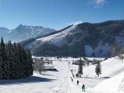 Blick vom Zauberlift zum Rittisberg