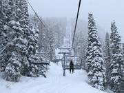 Peak 5 - 4er Sesselbahn fix geklemmt