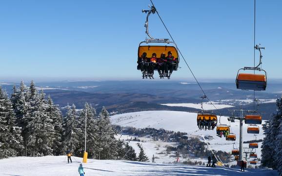 Aussiger Region (Ústecký kraj): Testberichte von Skigebieten – Testbericht Keilberg (Klínovec)