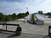 Blick auf die beiden Pisten Nr. 1 und Nr. 2