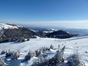 Blick vom Pančićev vrh über das Skigebiet Kopaonik