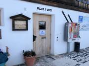 Gepflegte Toiletten in der Oedbergalm