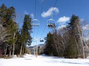 11 Little White Cap Quad - 4er Sesselbahn fix geklemmt