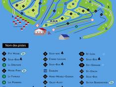 Pistenplan Mont Orignal – Lac Etchemin