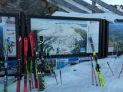 Informationstafel an der Bergstation