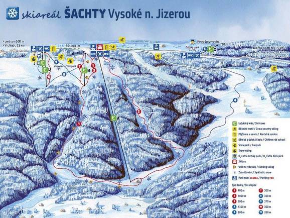 Šachty – Vysoké nad Jizerou