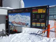 Informationstafel an der Furtschellas Mittelstation