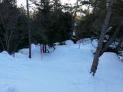 Steile Skiroute Hinteres Hochmahd vom Alpjoch