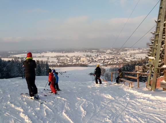 Blick von der Bergstation des Leitenlifts