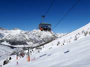 Valfin Monte Neve - 6er Hochgeschwindigkeits-Sesselbahn (kuppelbar) mit Abdeckhauben