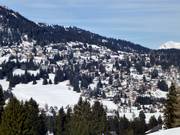 Valbella aus der Gegenhangperspektive